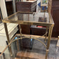 French Brass and Glass Table Circa 1940