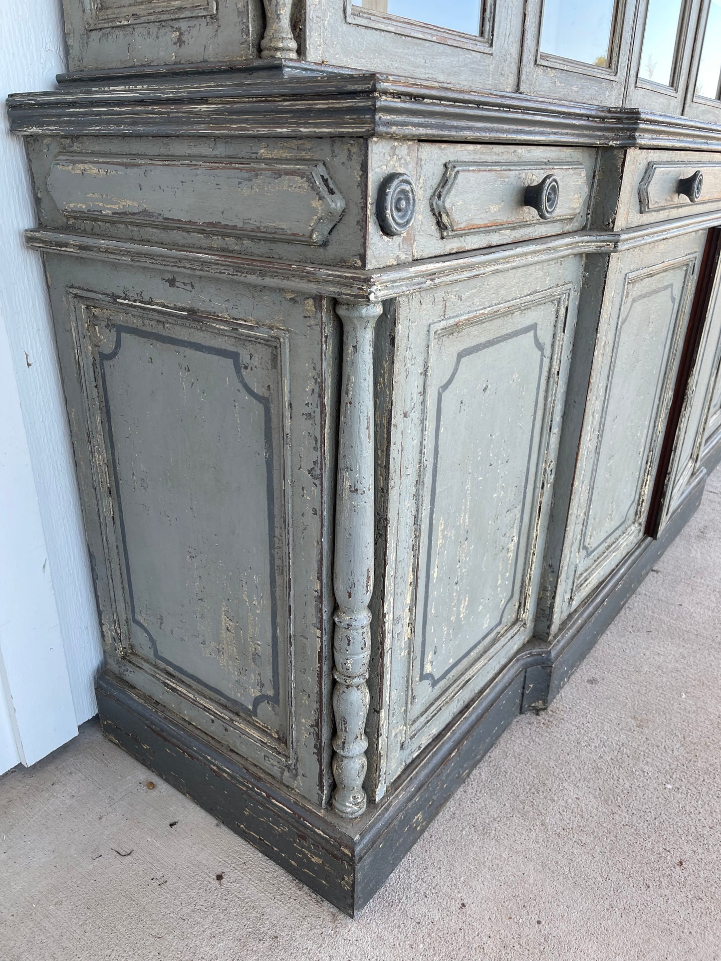French Break Front Cabinet 1930