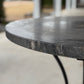 Black Marble Top Table With Hoof Feet