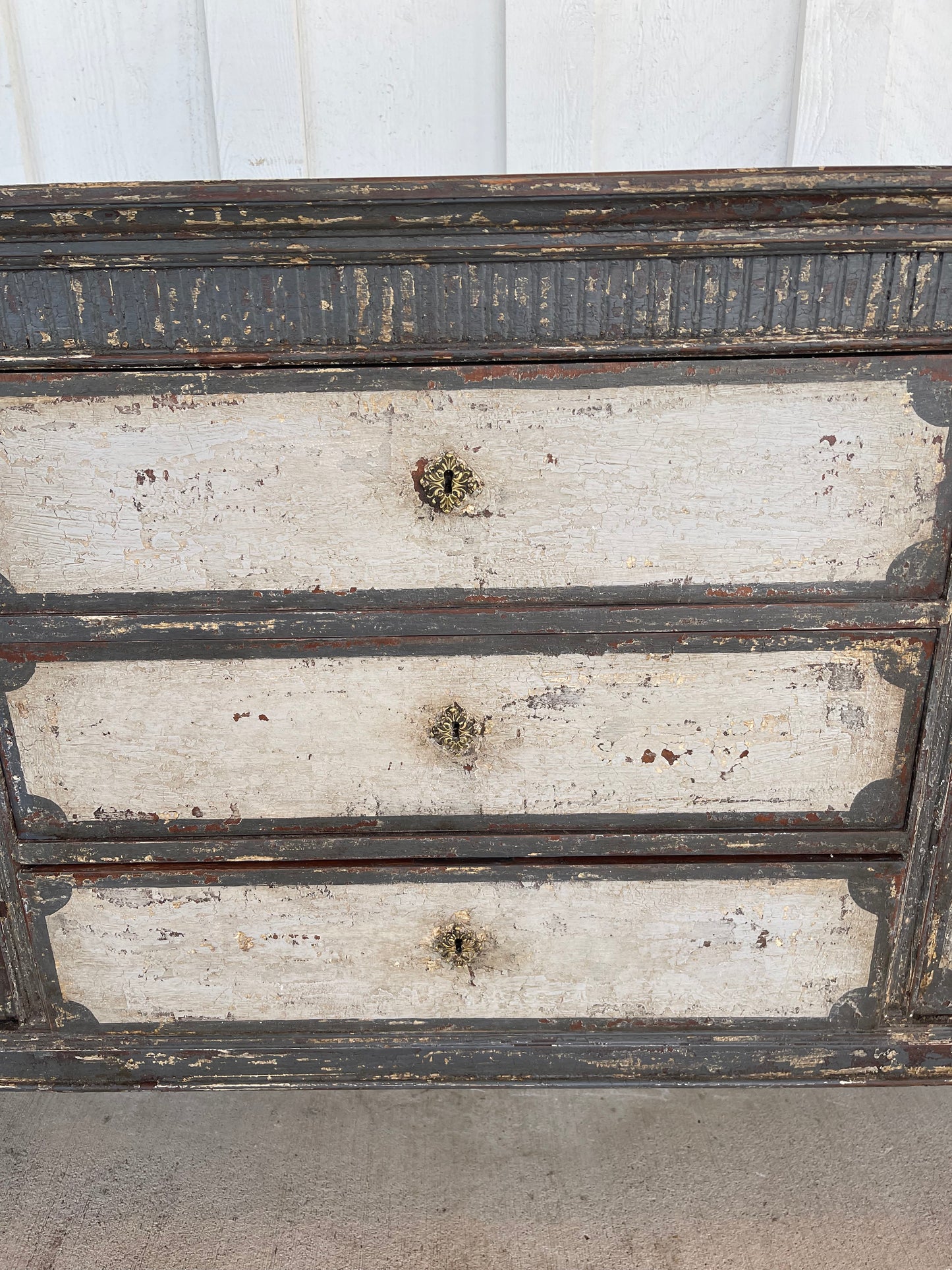 French Painted Side Cabinet 1930