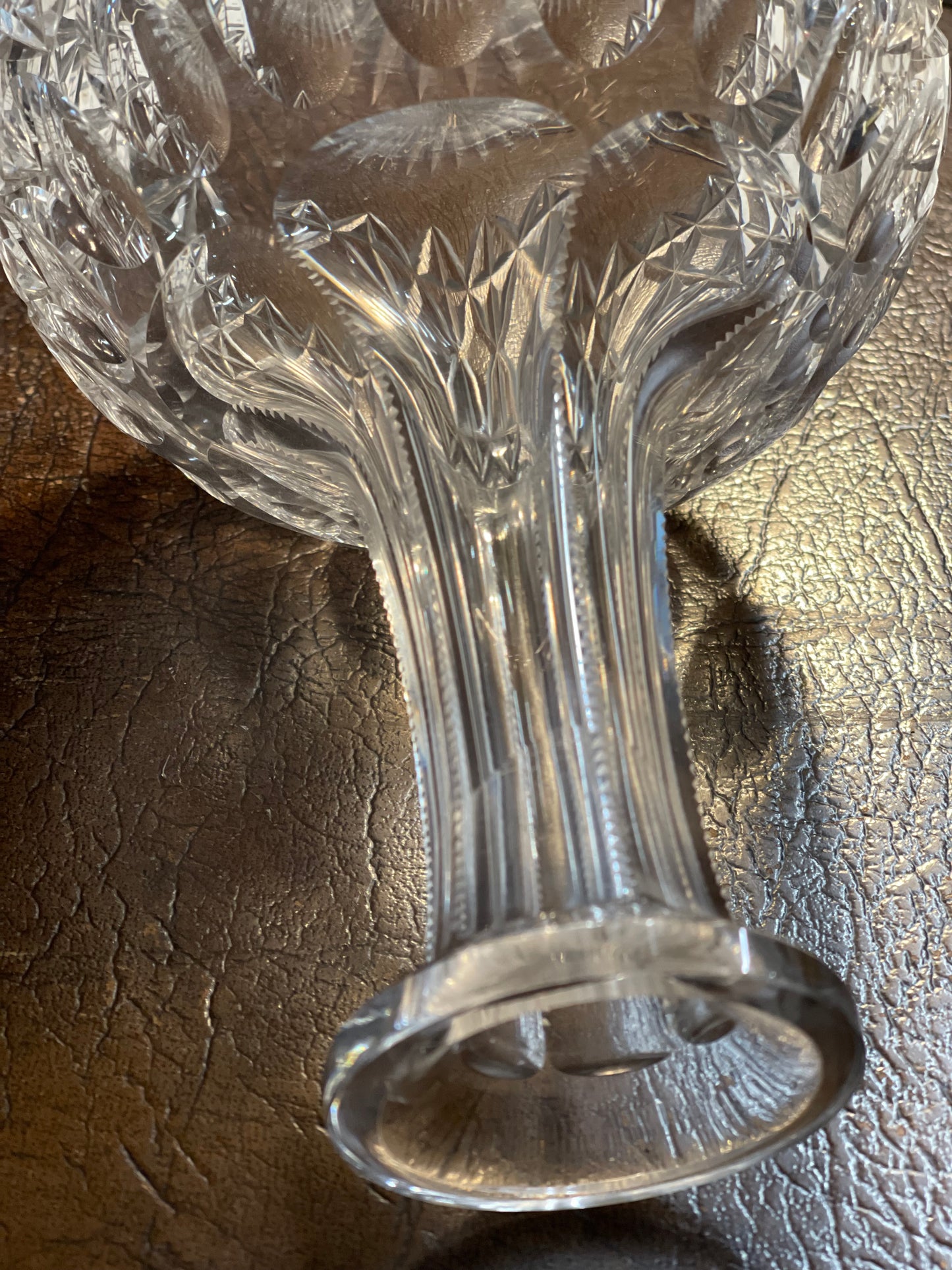 Glass Decanter No Lid Circa 1920 UK