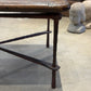 Wooden Coffee Table with Iron Base