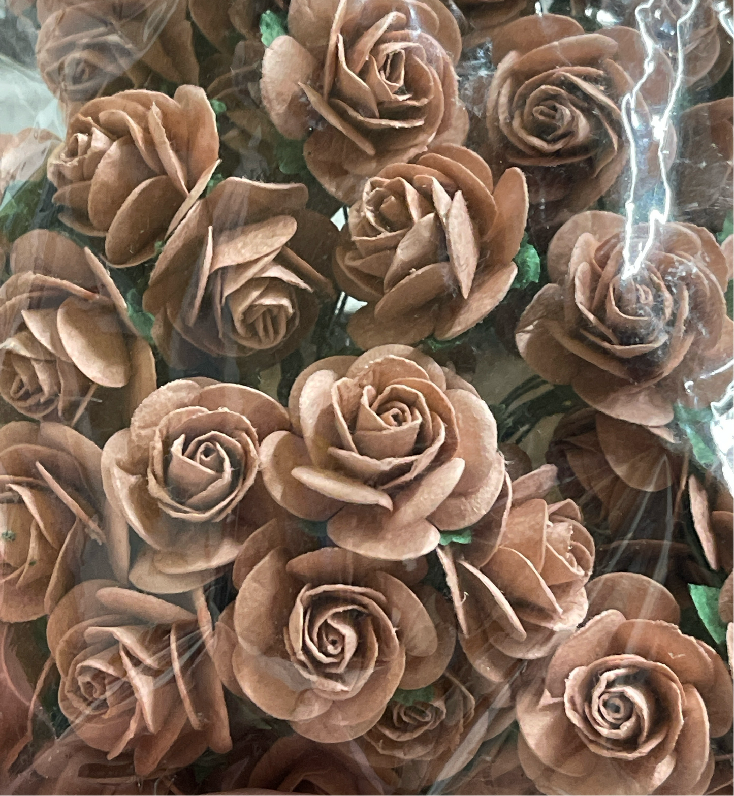 Dusty Pink Rose Paper Flowers