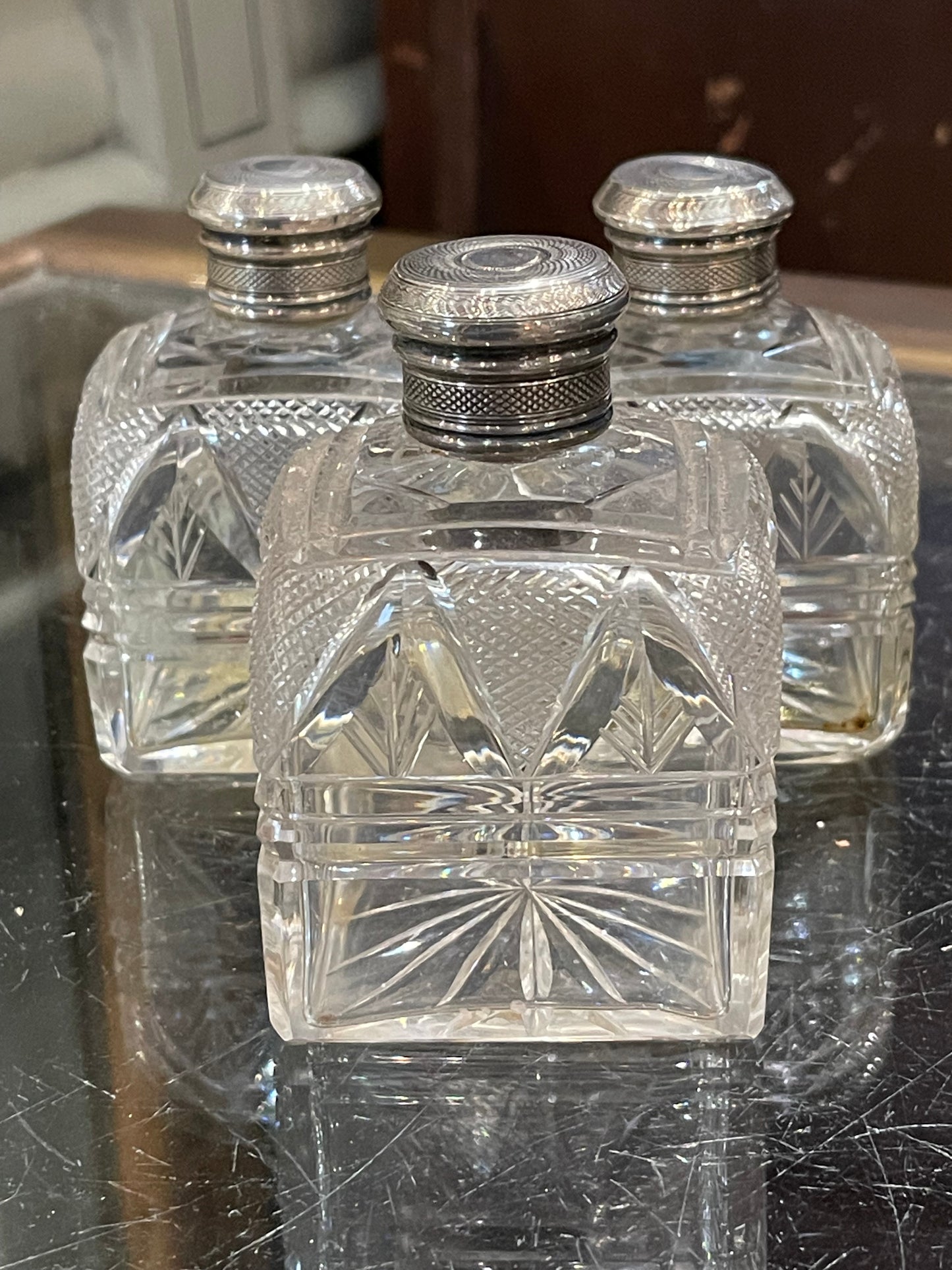 Perfume Bottle with Lid Large