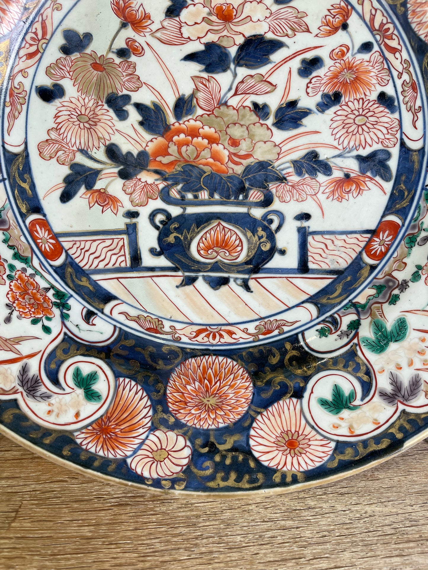 Meiji Imari Charger with Imperial Scenes