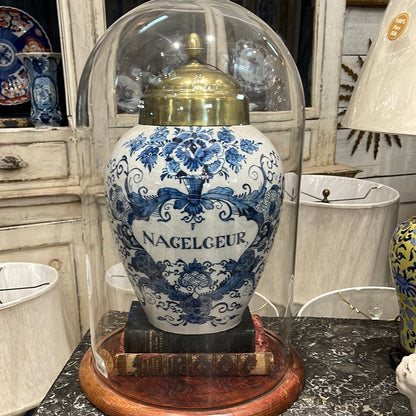 Blue and White Glazed Tobacco Jars circa 1800