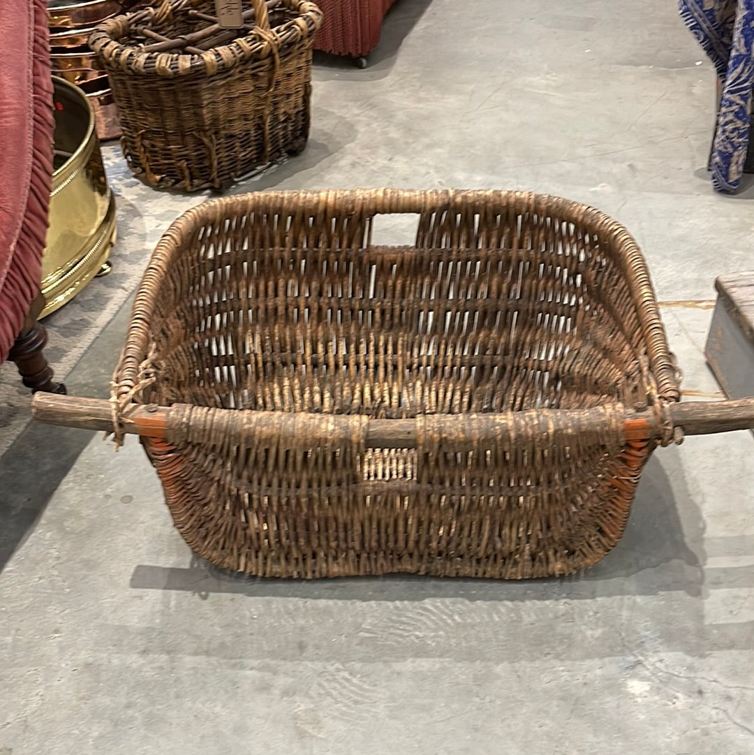 French Donkey Basket 1880