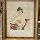 La Brodeuse French Copper Engraving Framed Sold Individually