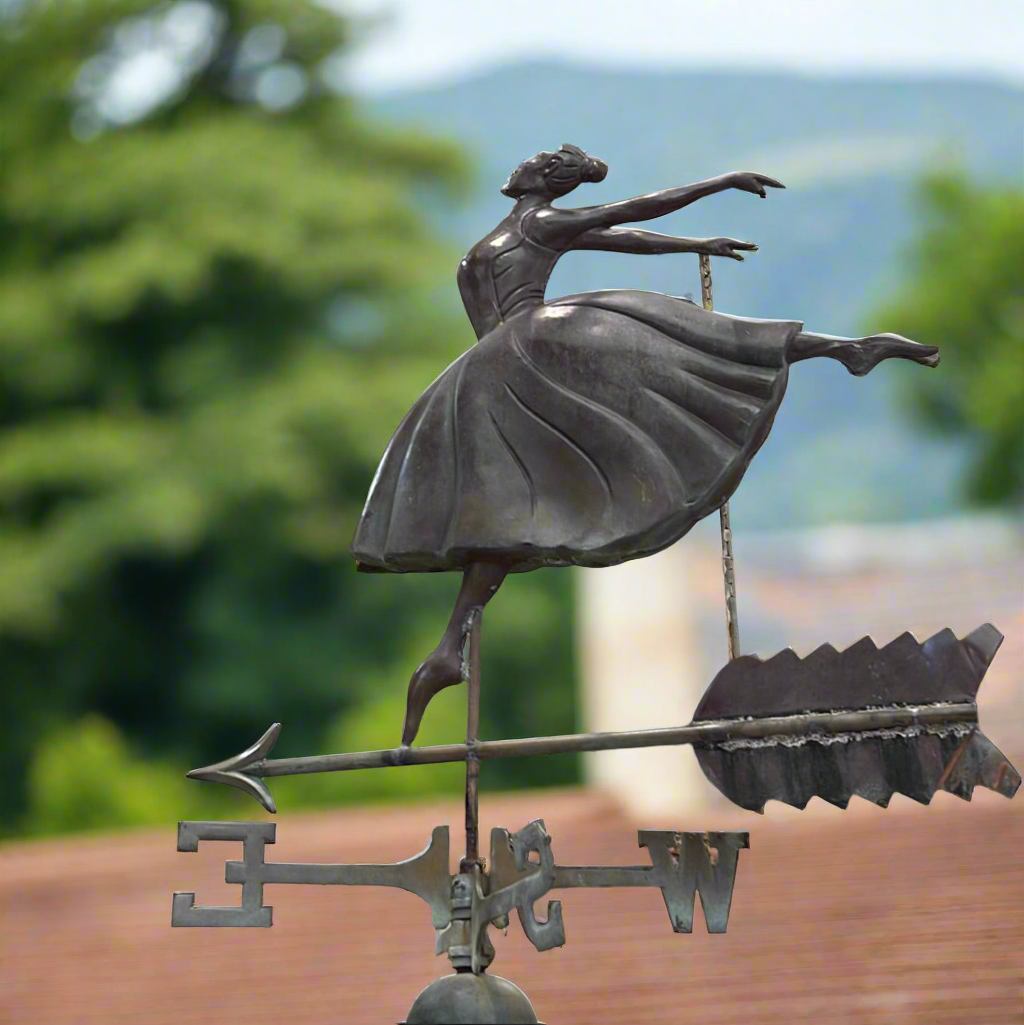 Ballerina Copper Weathervane