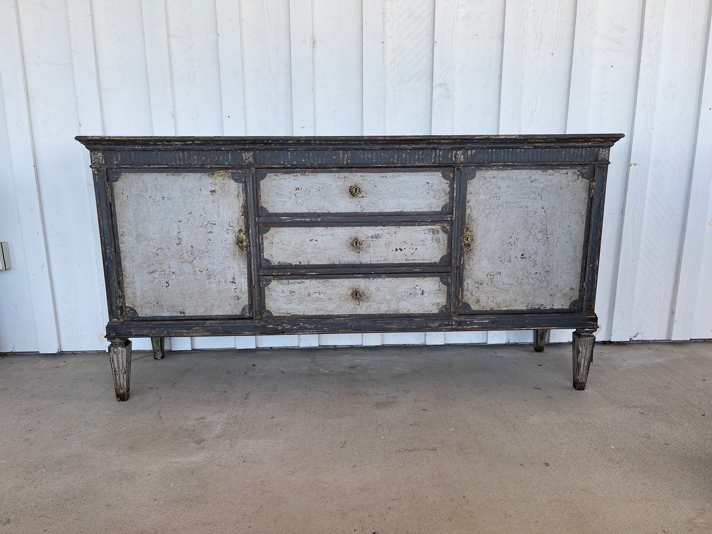 French Painted Side Cabinet 1930