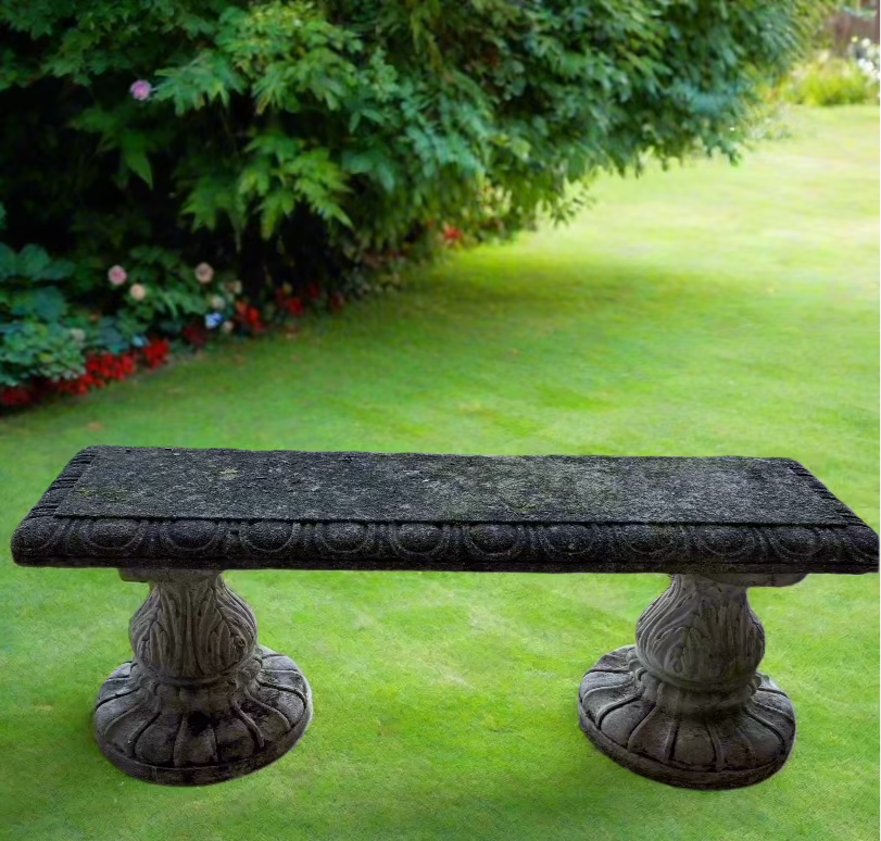 Concrete Garden Bench