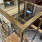 French Brass and Glass Table Circa 1940