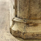 19th Century French Hutch with Glass Doors 3 Drawers with Brass Handles Blue Inside