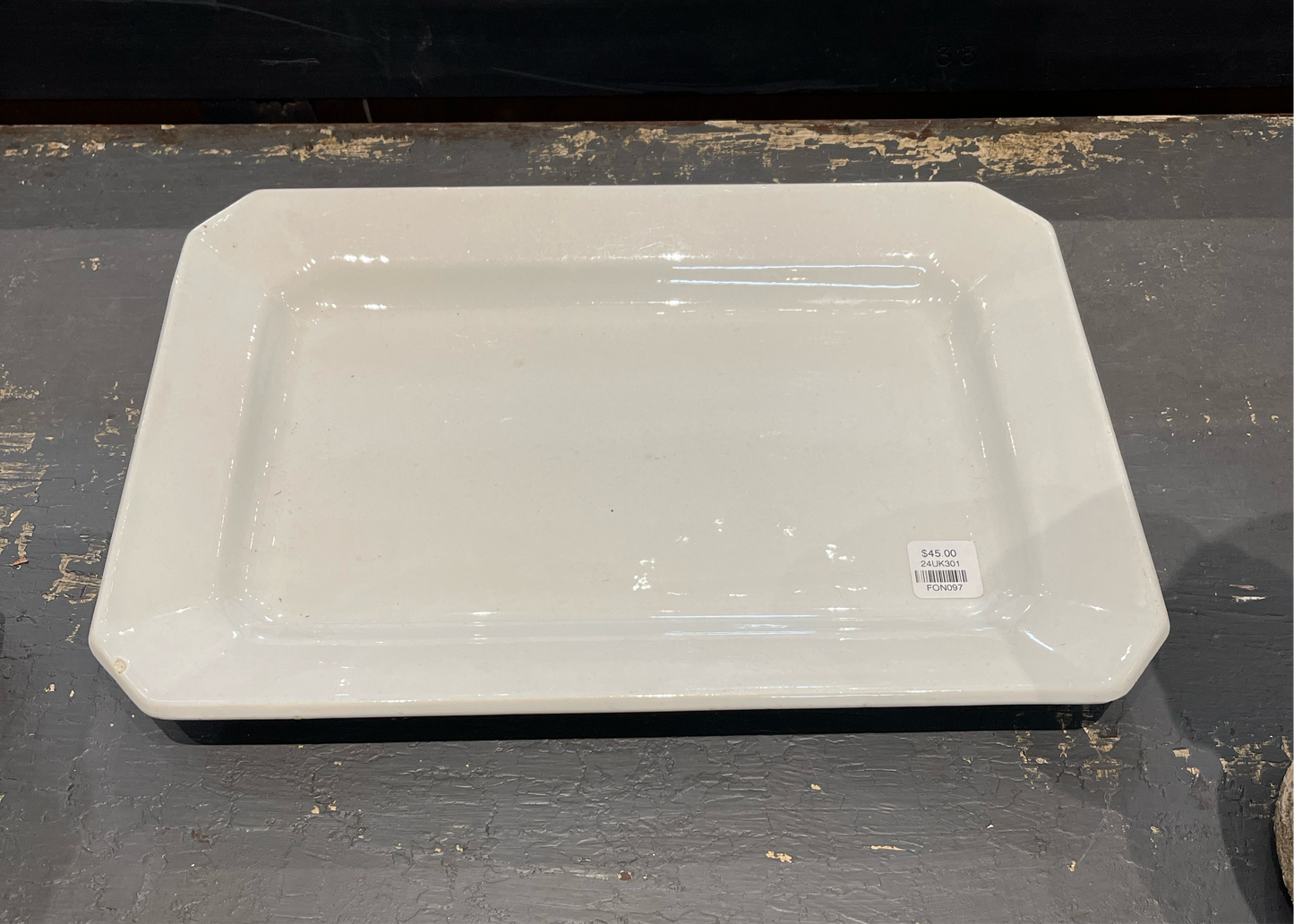 14" Rectangle Ironstone Dish