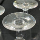 Art Nouveau French Etched Champagne Glasses