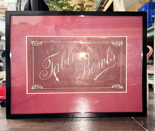 Vintage Table Bowls Game Board Framed from UK