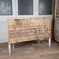 Exquisite Painted Bombe Sideboard