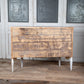 Exquisite Painted Bombe Sideboard