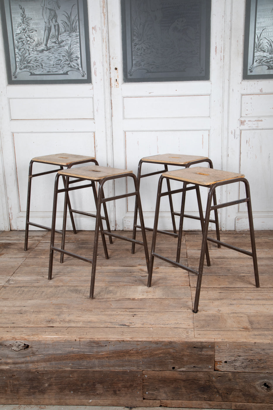 Vintage Lab Stool