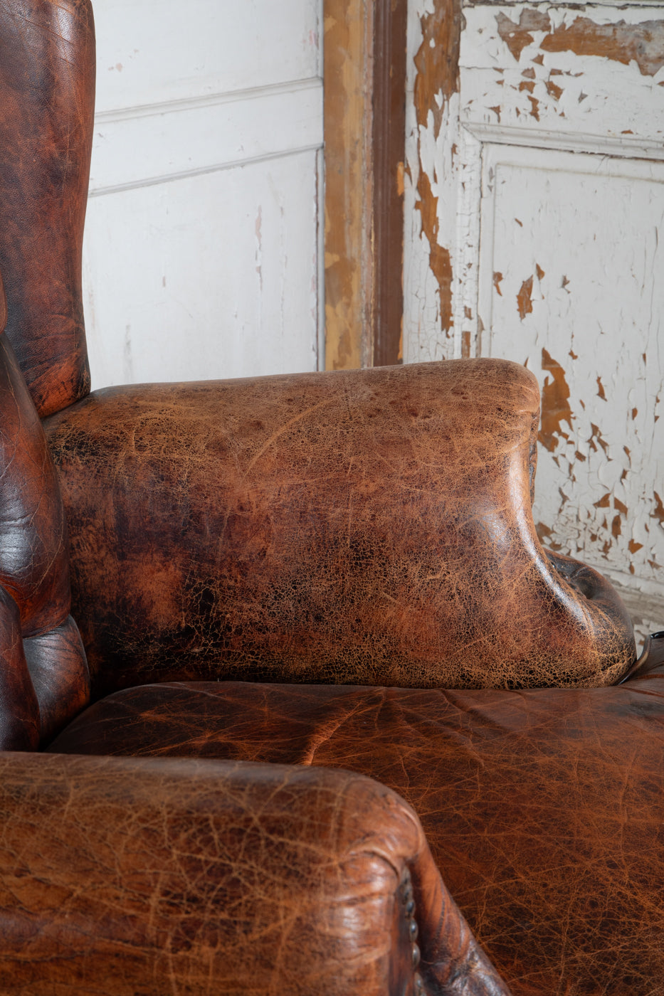 Leather Library Chair