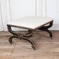 Georgian Fabric Covered Stool