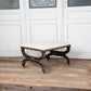 Georgian Fabric Covered Stool