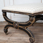 Georgian Fabric Covered Stool