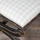 Georgian Fabric Covered Stool