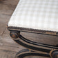 Georgian Fabric Covered Stool