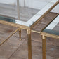 Glass Nesting Tables Set of 3