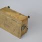 Brass Box - Hinged Lid and Detailed Carvings Lion with Ring Through Mouth on Each Side