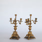 Brass Candelabra Set of 2
