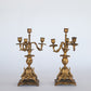 Brass Candelabra Set of 2