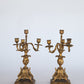 Brass Candelabra Set of 2