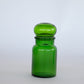Green Glass Jar with Bulb Top and Seal