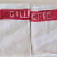 French Red and White Shaving Cloths