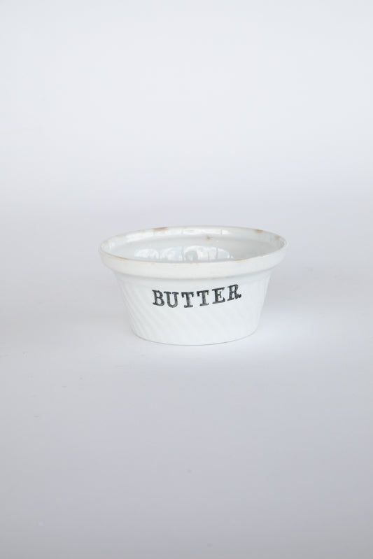 Ironstone Butter Dish