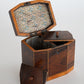 Antique Regency Inlay Tea Caddy