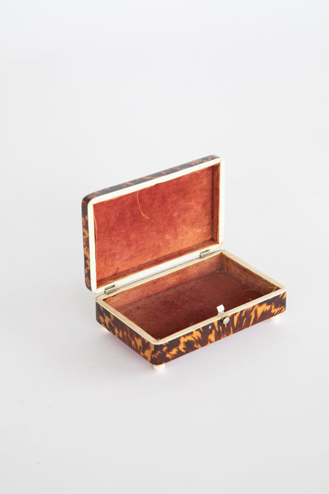 Crystal Palace Faux Tortoise Shell  Box