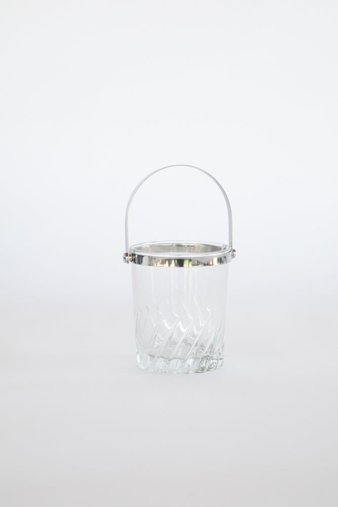 Small Vintage Glass Ice Buckets