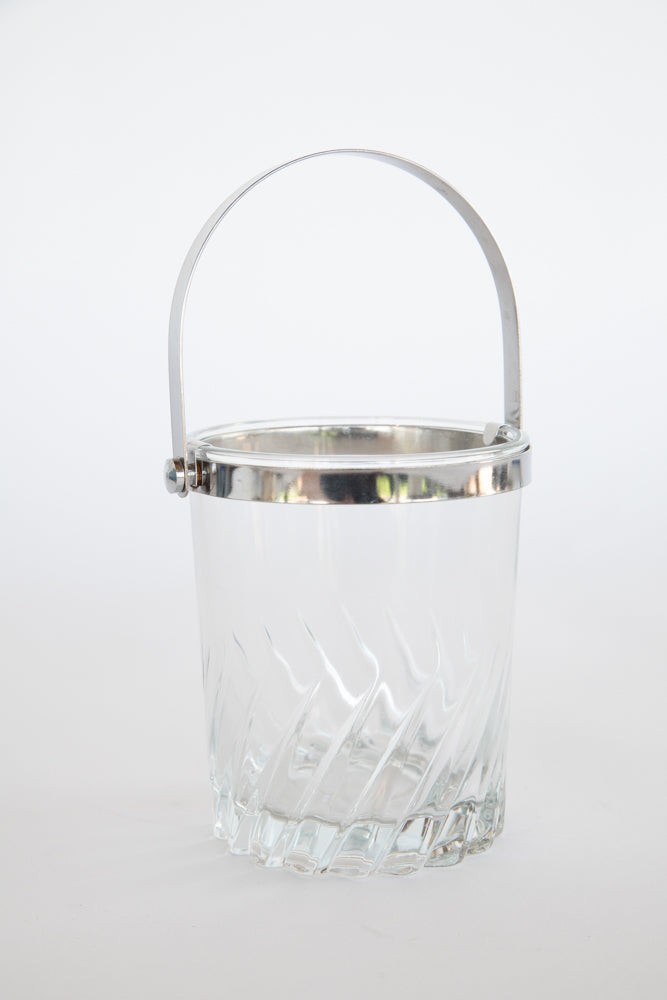 Small Vintage Glass Ice Buckets