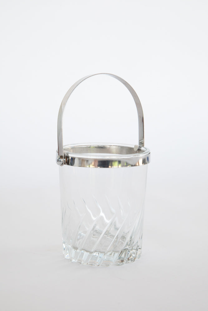 Small Vintage Glass Ice Buckets