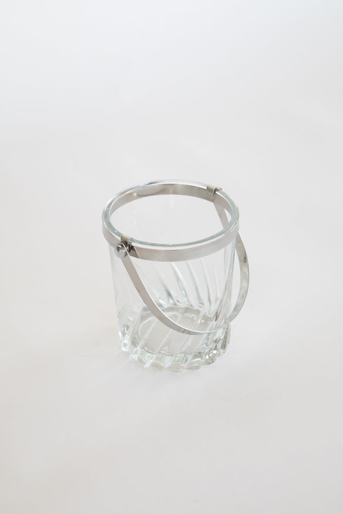 Small Vintage Glass Ice Buckets