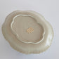 Biedermeier Mettlach Villeroy and Boch Fluted Stoneware Butter Dish