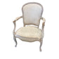 Deconstructed Louis XVI Oval Back Arm Chair