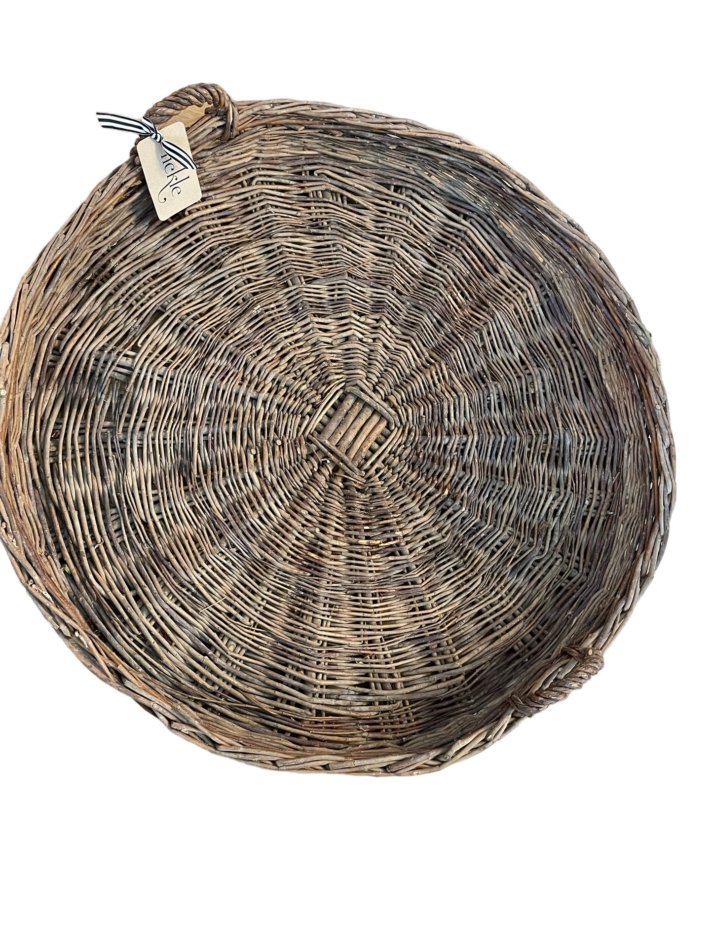 Rare Willow Winnowing Baskets from early 1900s