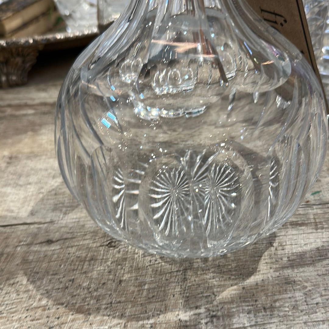 Glass Decanter CA14 1880 - The White Barn Antiques